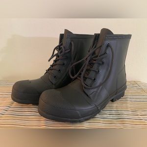 Hunter Original rubber lace up boot